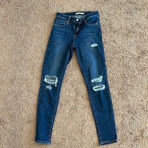 Levis 721 High Rise Skinny Jean